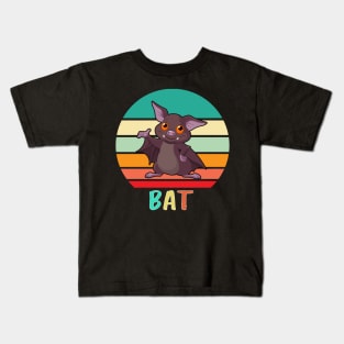 Vintage Retro Bat Kids T-Shirt